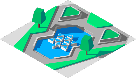 Queen's Square Centennial Fountain, Cambridge